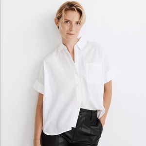Madewell Linen oversized button up top